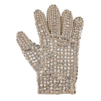 Lot # 140. Michael Jackson's Victory Tour Stage-Worn Custom-Made Bill Whitten Studded Crystal Glove ### MICHAEL JACKSON