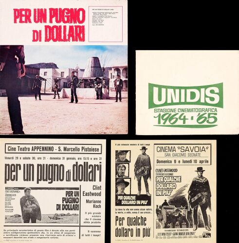 4. Softcover Booklet, Heralds (2) and Exhibitors Campaign Booklet (11.75" x 11.75", 9.75" x 9", 9.5" x 7.5"); The Nicola Bais Collection; Country-of-Origin; Very Fine ### A FISTFUL OF DOLLARS (1964)