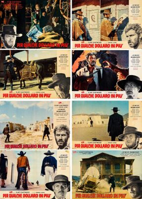 14. Italian Fotobusta Set (8) With Paper Sleeves (2) (27" x 18"); The Nicola Bais Collection; Country-of-Origin; Fine+ Folded ### FOR A FEW DOLLARS MORE (1965)