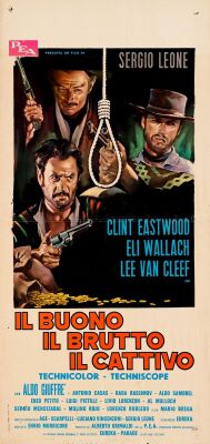 25. Italian Locandina (13" x 27.5"); The Nicola Bais Collection; Country-of-Origin; Fine+ Folded ### THE GOOD, THE BAD AND THE UGLY (R-1969)