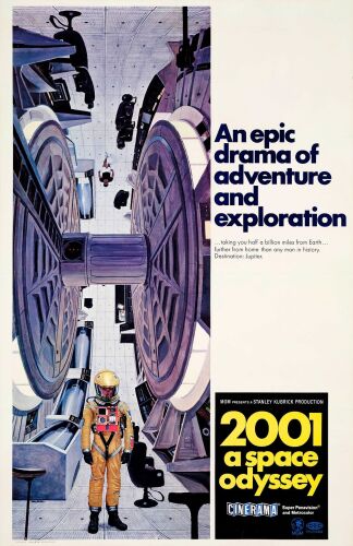 27. One Sheet (27" x 41.5"); Style C; Very Fine on Linen ### 2001: A SPACE ODYSSEY (1968)