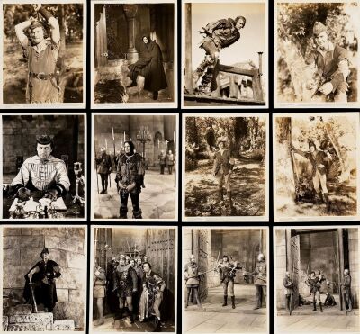 36. Vintage Original Single-Weight Glossy B&W and Color Photographs (130) (8" x 10"); Very Fine+ ### THE ADVENTURES OF ROBIN HOOD (1938)