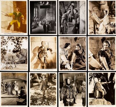 37. Vintage Original Single-Weight Glossy B&W and Color Photographs (132) (8" x 10"); Very Fine+ ### THE ADVENTURES OF ROBIN HOOD (1938)