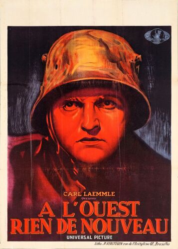 46. Pre-War Belgian Poster (33.5" x 23.5"); Stone Lithograph; Very Fine Folded ### ALL QUIET ON THE WESTERN FRONT (1930)