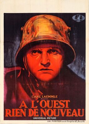 46. Pre-War Belgian Poster (33.5" x 23.5"); Stone Lithograph; Very Fine Folded ### ALL QUIET ON THE WESTERN FRONT (1930)