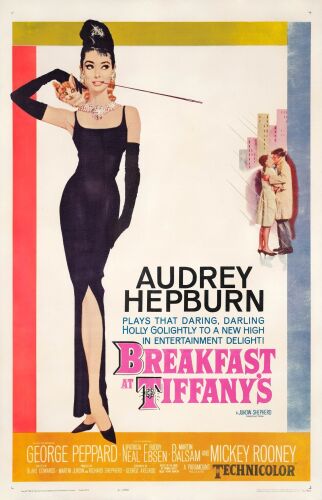 72. One Sheet (27" x 41"); Fine+ on Linen ### BREAKFAST AT TIFFANY'S (1961)