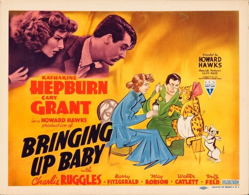 75. Title Lobby Card (11" x 14"); Very Fine+ ### BRINGING UP BABY (1938)