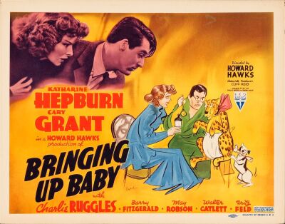 75. Title Lobby Card (11" x 14"); Very Fine+ ### BRINGING UP BABY (1938)