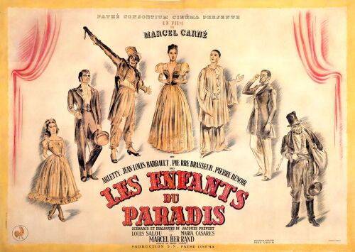 81. French Double Grande (94" x 63"); Country-of-Origin; Fine+ on Linen ### CHILDREN OF PARADISE (1945)