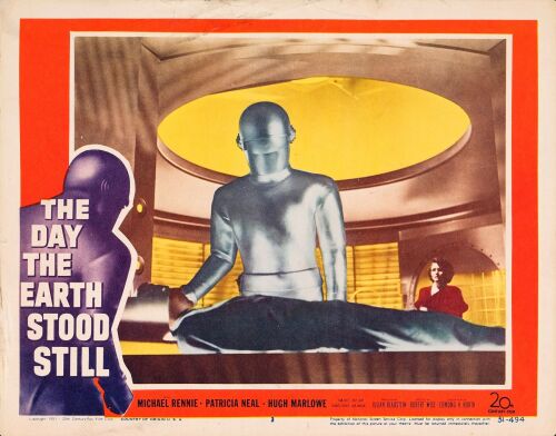 85. Lobby Card (11" x 14"); Fine+ ### THE DAY THE EARTH STOOD STILL (1951)