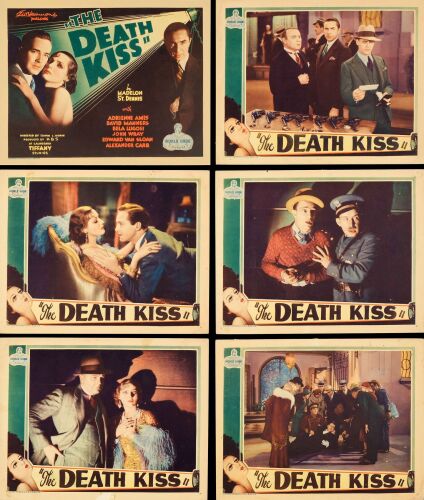 86. Title Lobby Card and Lobby Cards (5) (11" x 14"); Very Fine- ### THE DEATH KISS (1932)