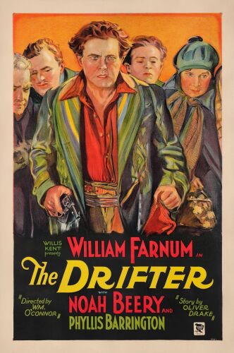 98. One Sheet (27.25" x 41"); Style A, Stone Lithograph; Very Fine+ on Linen ### THE DRIFTER (1932)