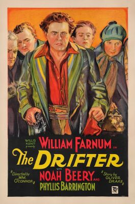 98. One Sheet (27.25" x 41"); Style A, Stone Lithograph; Very Fine+ on Linen ### THE DRIFTER (1932)