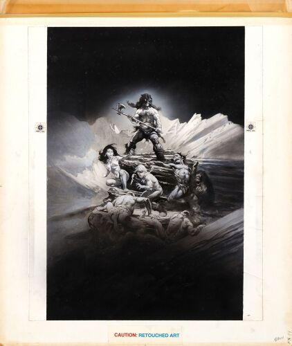 102. Photo-Retouched Master Print (20" x 23.5"); Very Fine+ ### FIRE AND ICE (1983)