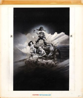 102. Photo-Retouched Master Print (20" x 23.5"); Very Fine+ ### FIRE AND ICE (1983)