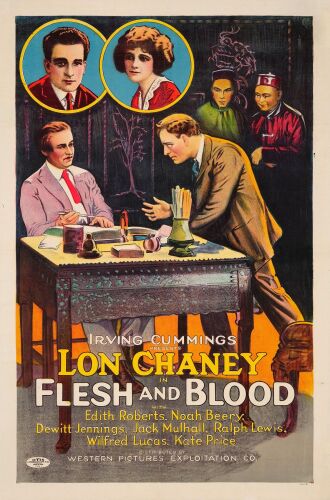 105. One Sheet (27" x 40.5"); Style B, Stone Lithograph; Fine+ on Linen ### FLESH AND BLOOD (1922)