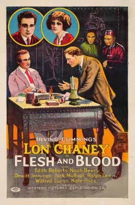 105. One Sheet (27" x 40.5"); Style B, Stone Lithograph; Fine+ on Linen ### FLESH AND BLOOD (1922)