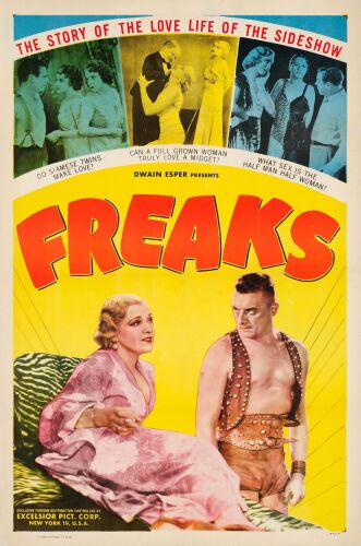 113. One Sheet (27" x 41"); Very Fine+ on Linen ### FREAKS (R-1949)