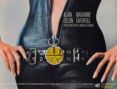 117. Full-Bleed British Quad (40" x 30"); Country-of-Origin; Very Fine+ Folded ### GIRL ON A MOTORCYCLE (1968)