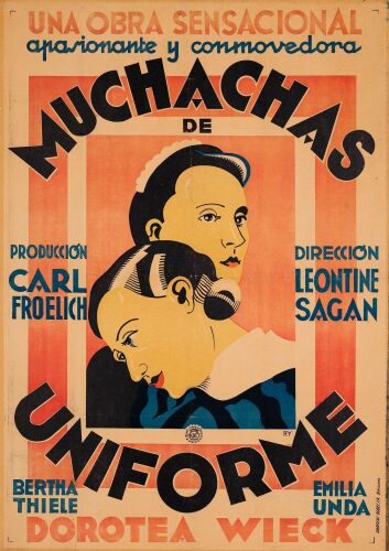 118. Spanish One Sheet (28" x 39.25"); Fine+ on Linen ### GIRLS IN UNIFORM (1933)