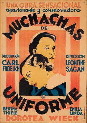 118. Spanish One Sheet (28" x 39.25"); Fine+ on Linen ### GIRLS IN UNIFORM (1933)
