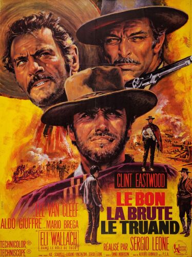 121. Full-Bleed French Grande (45.5" x 61"); Very Fine+ Folded ### THE GOOD, THE BAD AND THE UGLY (1968)