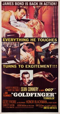 145. Three Sheet (41.75" x 78.75"); Very Fine- on Linen ### JAMES BOND: GOLDFINGER (1964)