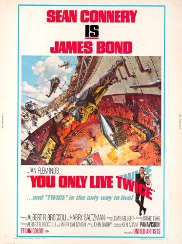 150. 30 x 40; Style A; Very Fine+ Rolled ### JAMES BOND: YOU ONLY LIVE TWICE (1967)