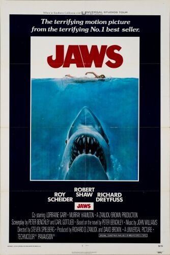 161. One Sheet (27" x 41"); The Collection of the Late J. Stephen Ryan; Near Mint Folded ### JAWS (1975)