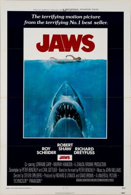 161. One Sheet (27" x 41"); The Collection of the Late J. Stephen Ryan; Near Mint Folded ### JAWS (1975)