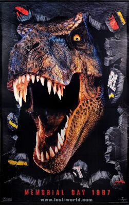 165. Vinyl Banner (59" x 94"); Advance; Near Mint Rolled ### LOST WORLD, THE: JURASSIC PARK (1997)