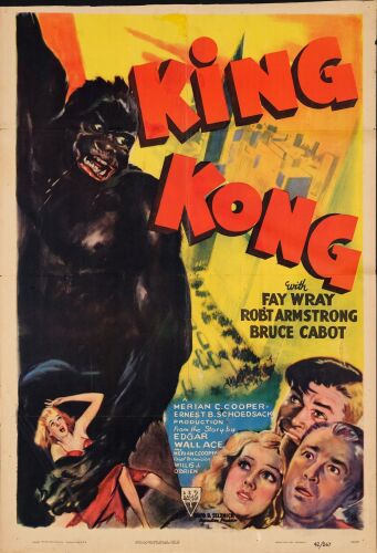 170. One Sheet (27" x 40"); Fine+ Folded ### KING KONG (R-1942)