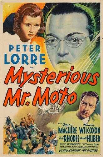 202. One Sheet (27" x 41"); Stone Lithograph; Very Fine- Folded ### MYSTERIOUS MR. MOTO (1938)