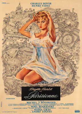 213. French Grande (44.5" x 63"); Country-of-Origin; Very Fine+ on Linen ### PARISIENNE, UNE (1957)