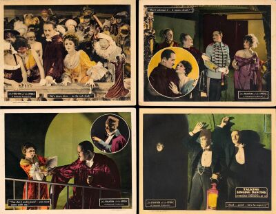 215. Lobby Cards (4) (11" x 14"); Very Fine- ### THE PHANTOM OF THE OPERA (1925 (3) and 1930 (1))