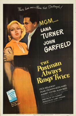 220. One Sheet (27" x 41"); Very Fine- Folded ### THE POSTMAN ALWAYS RINGS TWICE (1946)