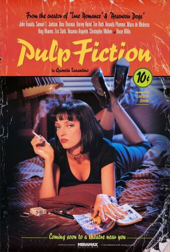 223. One Sheet (27" x 40"); Withdrawn "Lucky Strike" Advance Style; Very Fine+ Rolled ### PULP FICTION (1994)