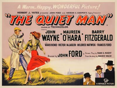 225. British Quad (40" x 30"); Hand Lithograph; Fine on Linen ### THE QUIET MAN (1952)