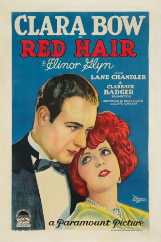 229. One Sheet (27" x 40.5"); Style B, Stone Lithograph; Very Good on Linen ### RED HAIR (1928)