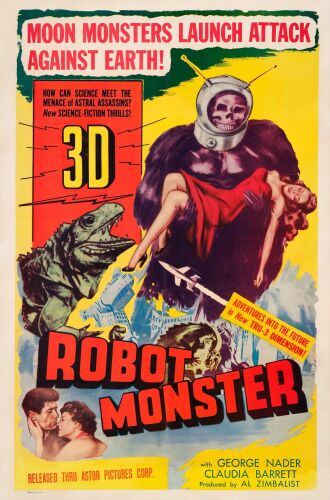 232. One Sheet (27" x 41"); Very Fine+ on Linen ### ROBOT MONSTER (1953)