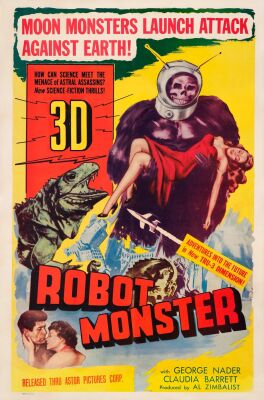 232. One Sheet (27" x 41"); Very Fine+ on Linen ### ROBOT MONSTER (1953)