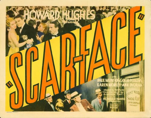 235. Title Lobby Card (11" x 14"); First Printing; Very Fine- ### SCARFACE (1932)
