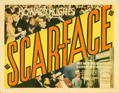 235. Title Lobby Card (11" x 14"); First Printing; Very Fine- ### SCARFACE (1932)