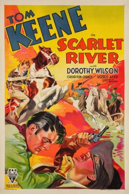 236. One Sheet (28" x 41"); Stone Lithograph; Fine+ on Linen ### SCARLET RIVER (1933)