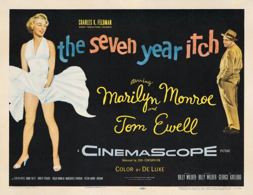 238. Half Sheet (22" x 28"); Very Fine- on Paper ### THE SEVEN YEAR ITCH (1955)