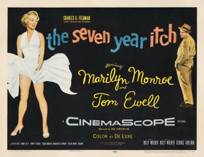 238. Half Sheet (22" x 28"); Very Fine- on Paper ### THE SEVEN YEAR ITCH (1955)
