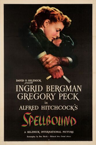 244. One Sheet (27" x 41"); Very Fine- on Linen ### SPELLBOUND (1945)