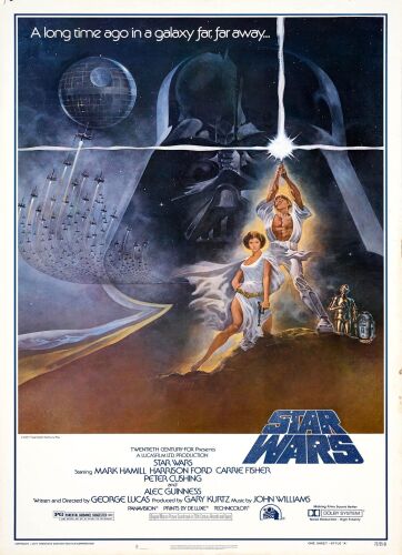 248. One Sheet (27" x 41"); Style A, First Printing; Very Fine- Rolled ### STAR WARS: A NEW HOPE (1977)