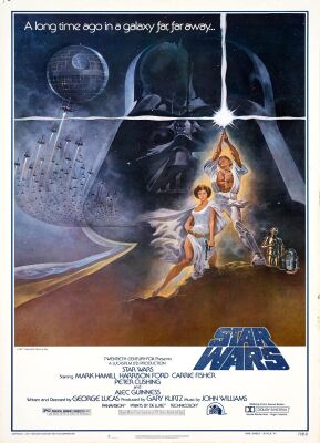 248. One Sheet (27" x 41"); Style A, First Printing; Very Fine- Rolled ### STAR WARS: A NEW HOPE (1977)