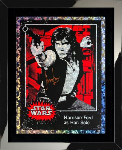 254. Screen Print (18" x 24" (Print), 24" x 30.5" x 1" (Framed) Signed by Harrison Ford and Matt Dyer (Beckett COA); Limited Edition #8/20; Near Mint Framed ### STAR WARS: A NEW HOPE (2013)